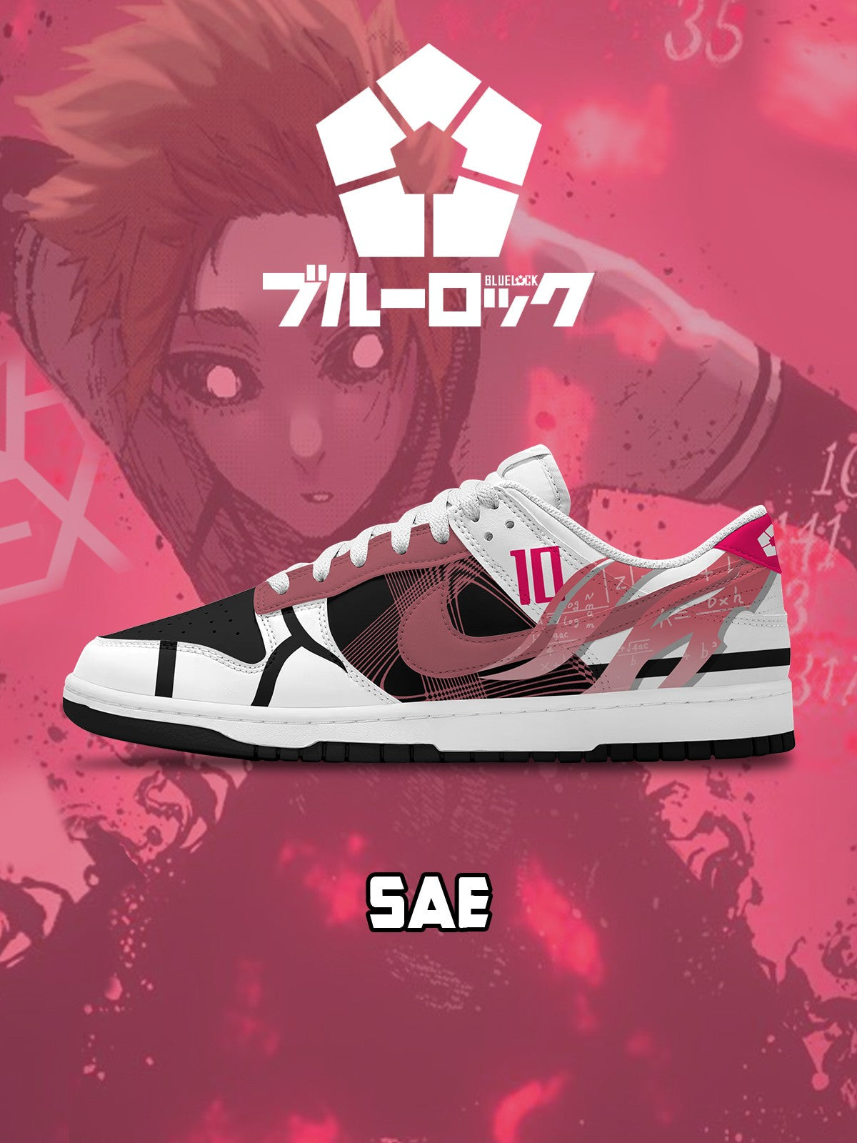 Sae Itoshi V.6 Custom Court-Low Sneakers - 13custom