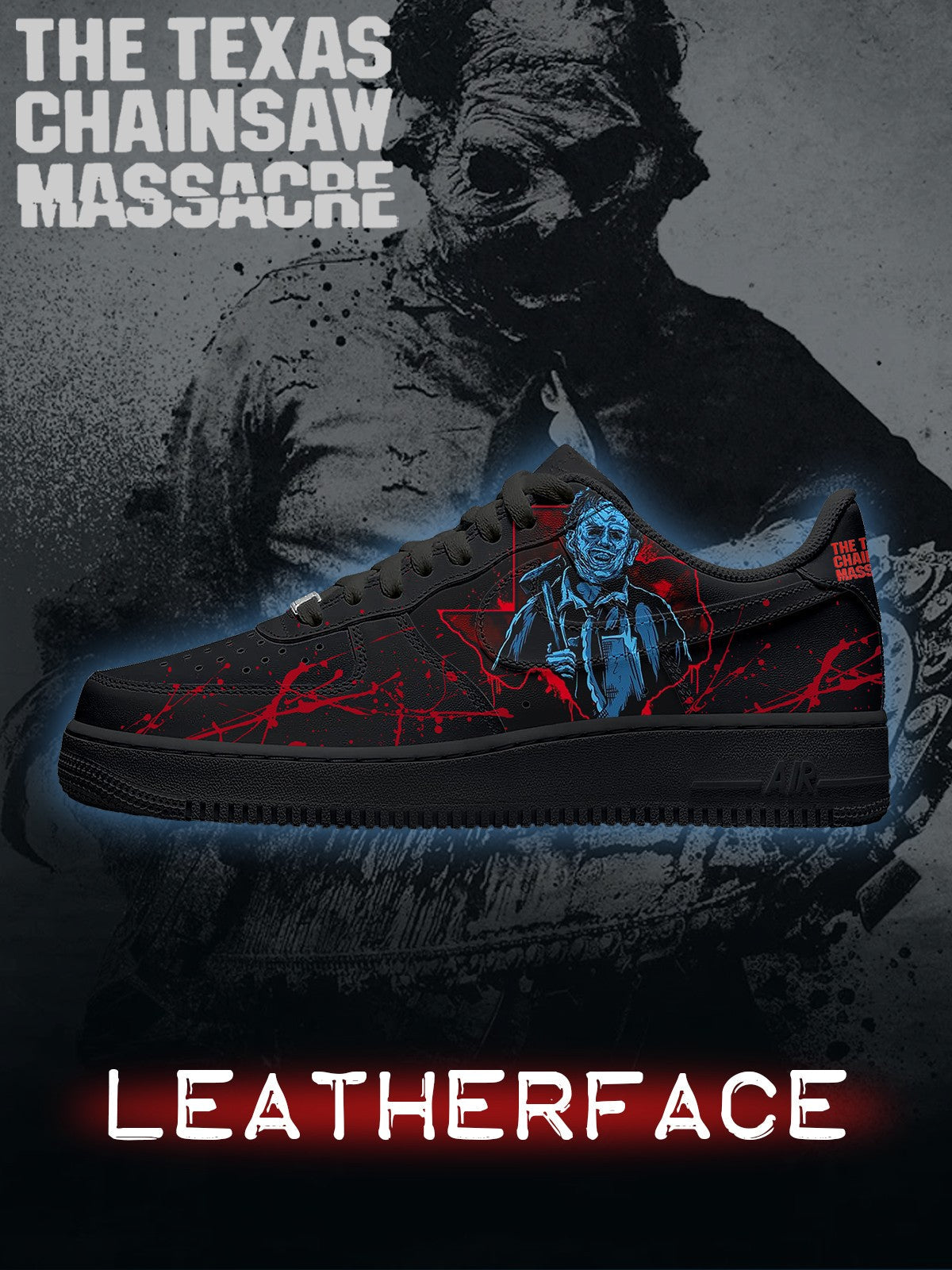 Leatherface V.2 Custom Sneakers - 13custom