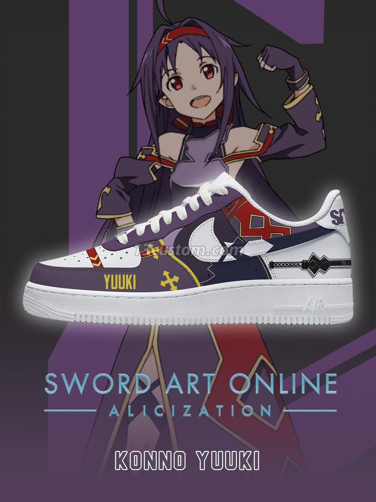 AF1 Konno Yuuki客製化運動鞋-V1款