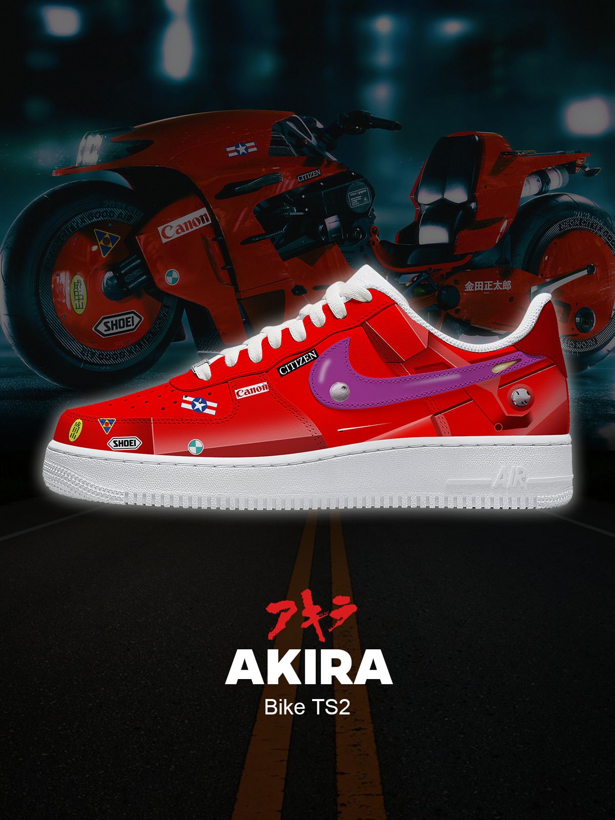 Bike TS2 Custom Sneakers