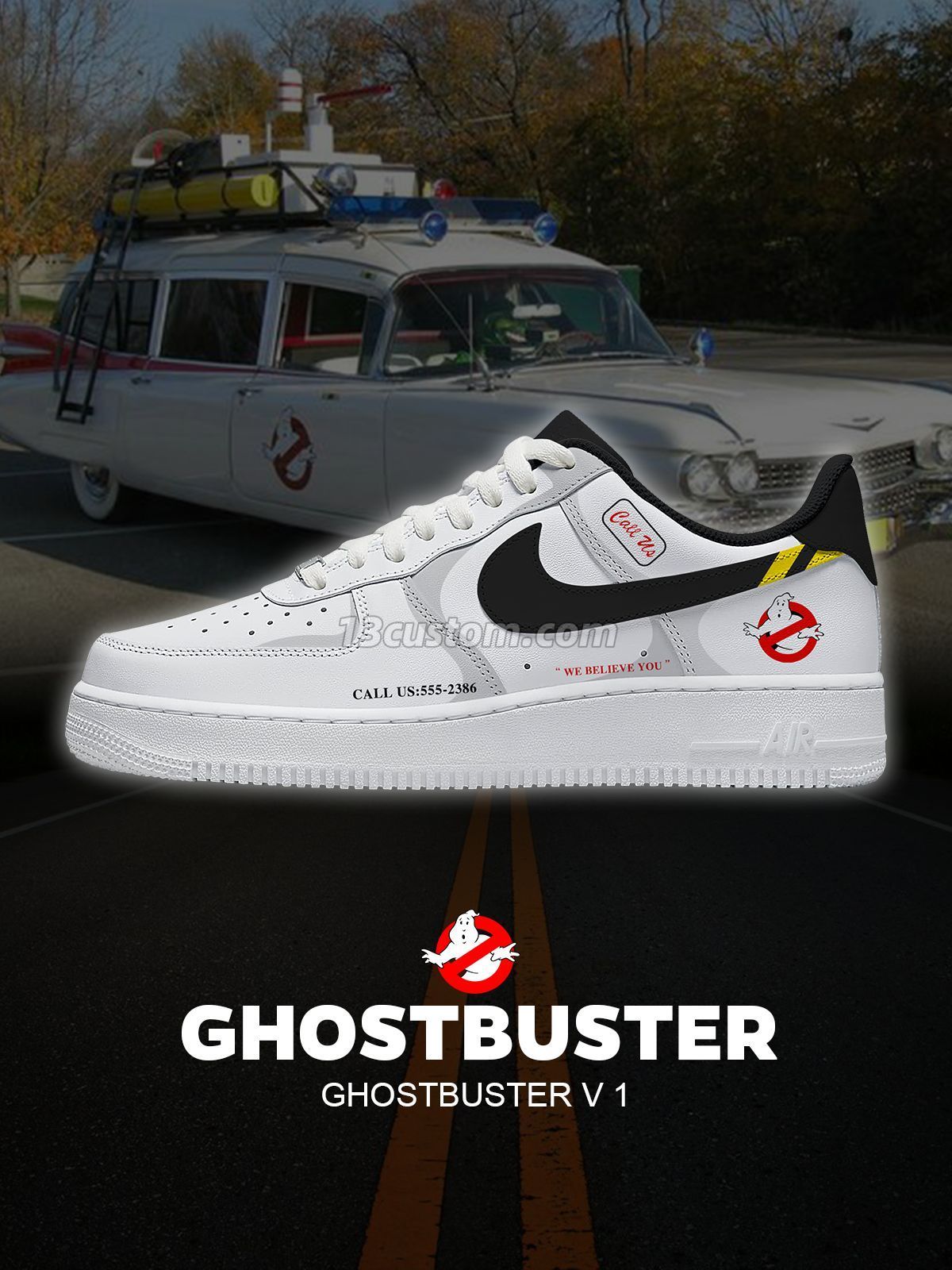 AF1 電影汽車-GB V1 客製化運動鞋