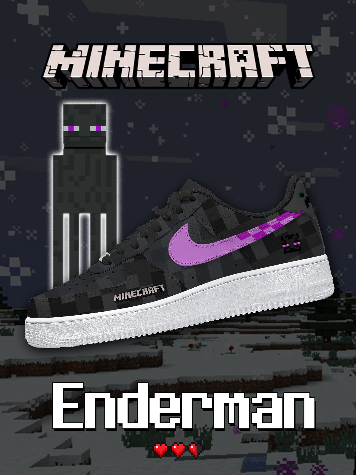 Enderman V.1 Custom Sneakers - 13custom