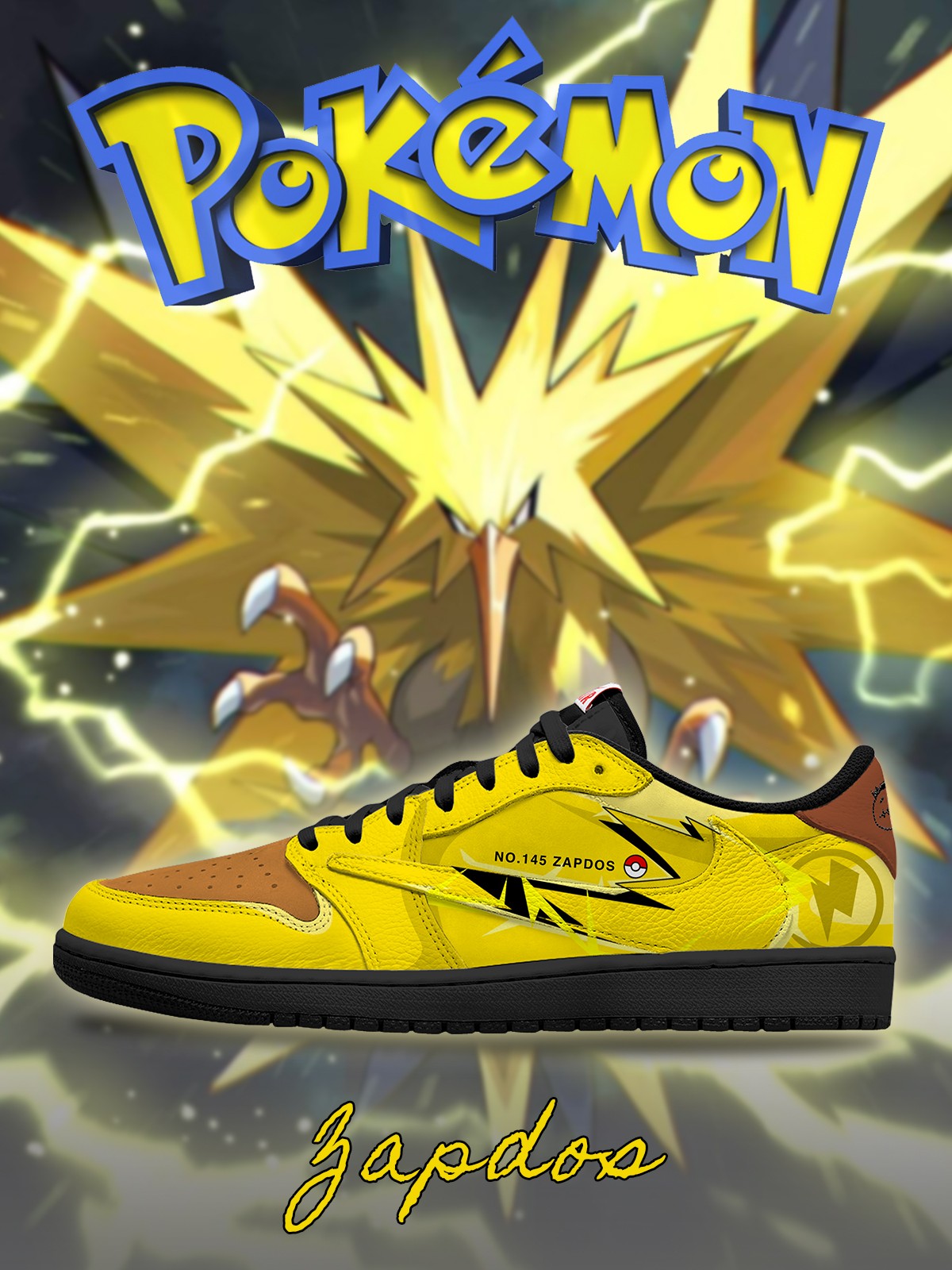 Zapdos V.1 Custom TS Low Sneakers