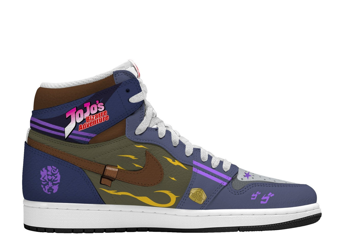 Jonathan Joestar V.1 Custom TS High Sneakers - 13custom