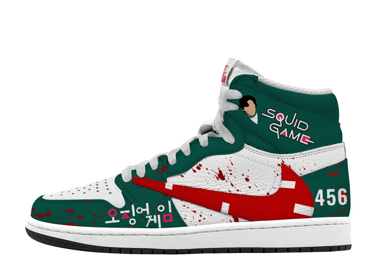 Seong Gi-hun V.1 Custom TS High Sneakers - 13custom