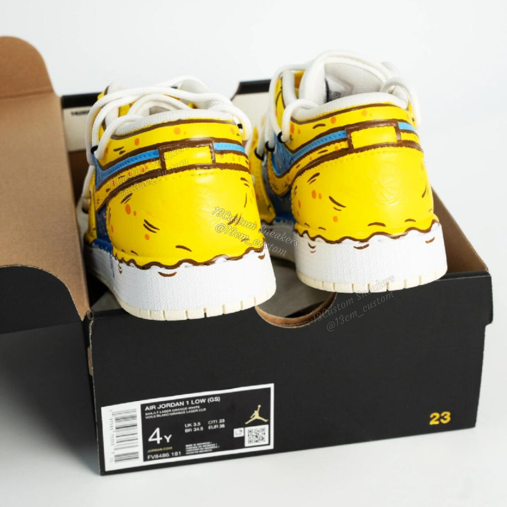 0678-Descomposición de doble cordón de colores de Bob Esponja