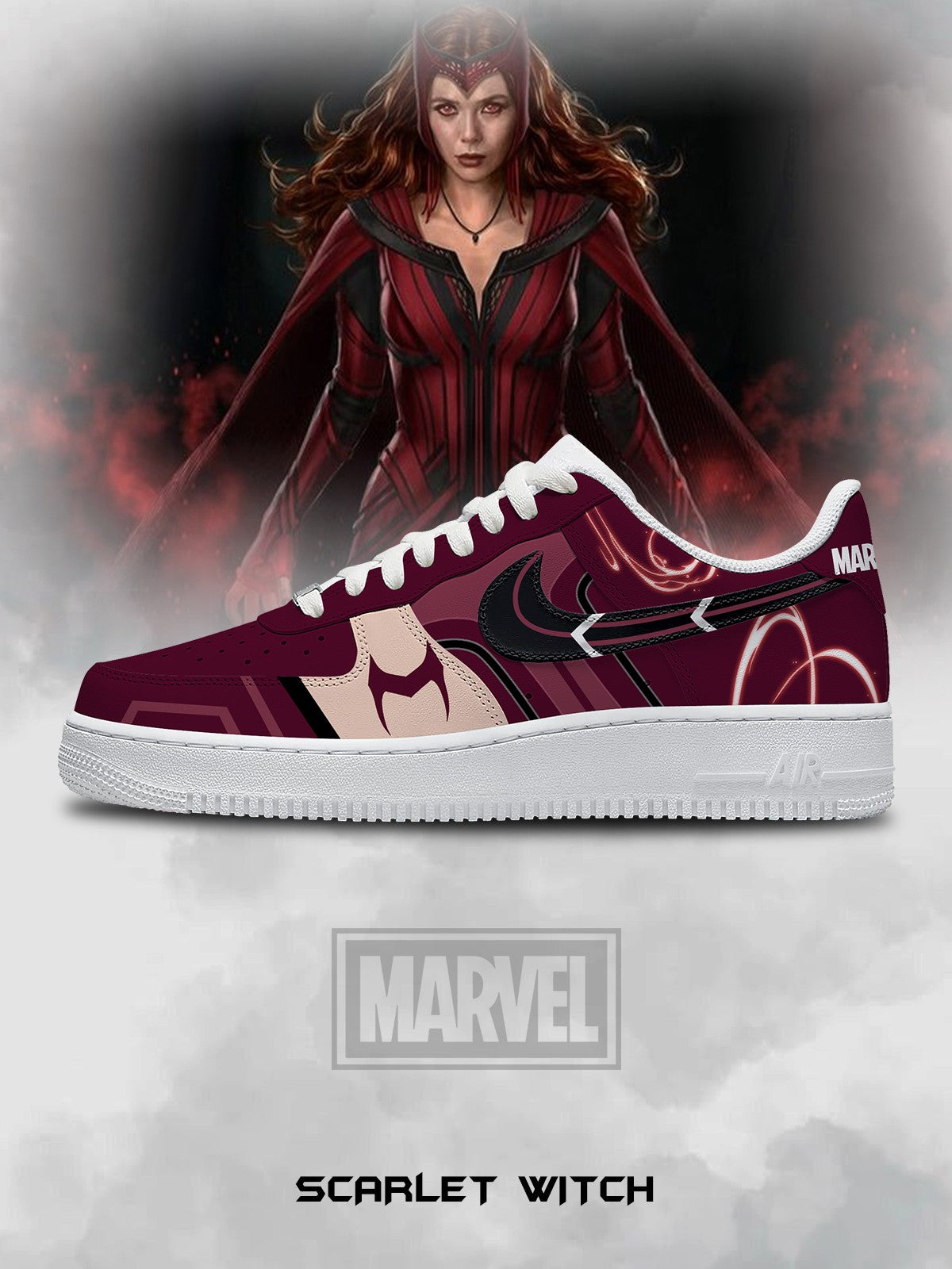 Scarlet Witch V.1 Custom Air-Style Sneakers