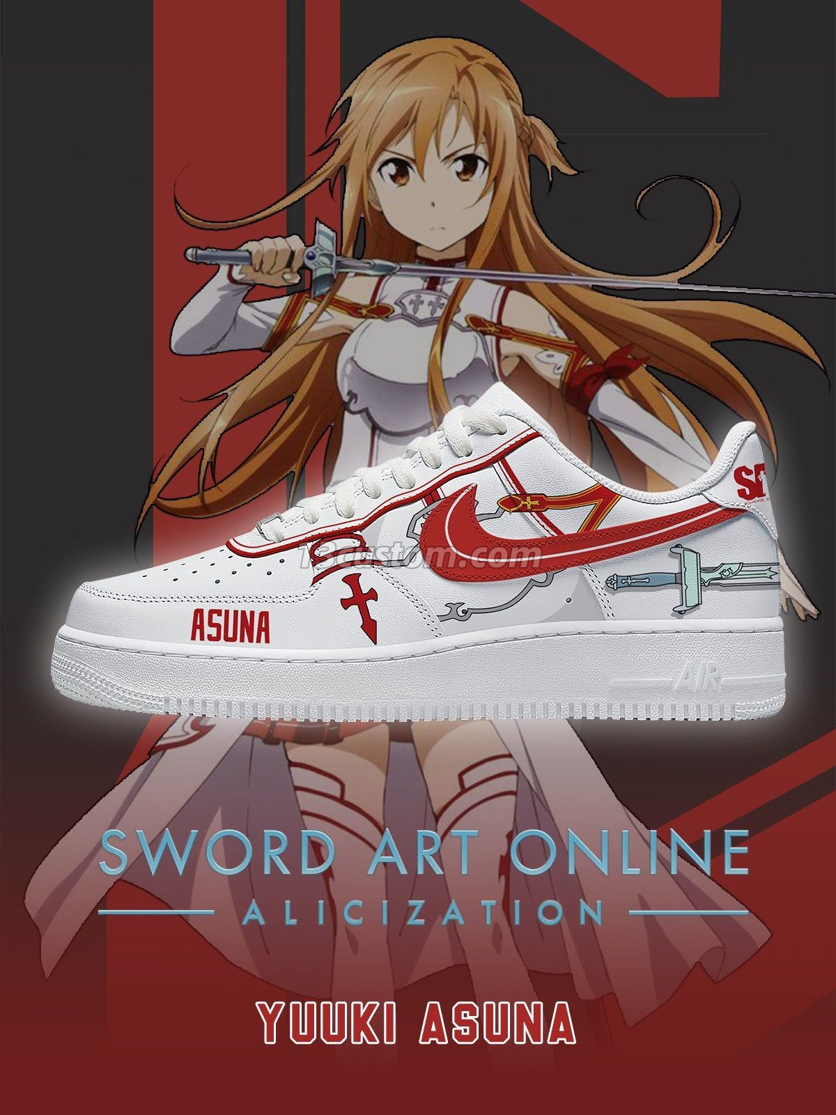 AF1 Yuuki 亞絲娜客製化運動鞋-V1款