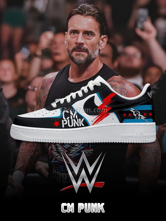 CM Punk V.1 Custom Sneakers