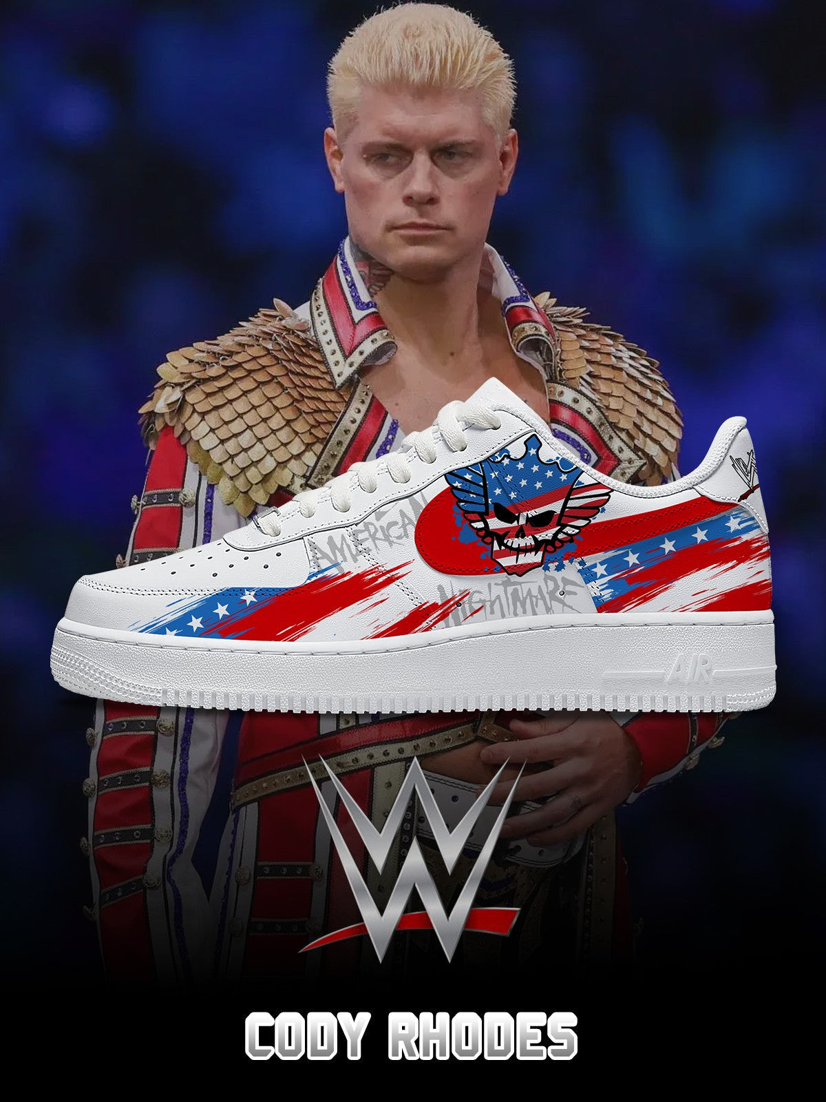 Cody Rhodes V.1 Custom Sneakers