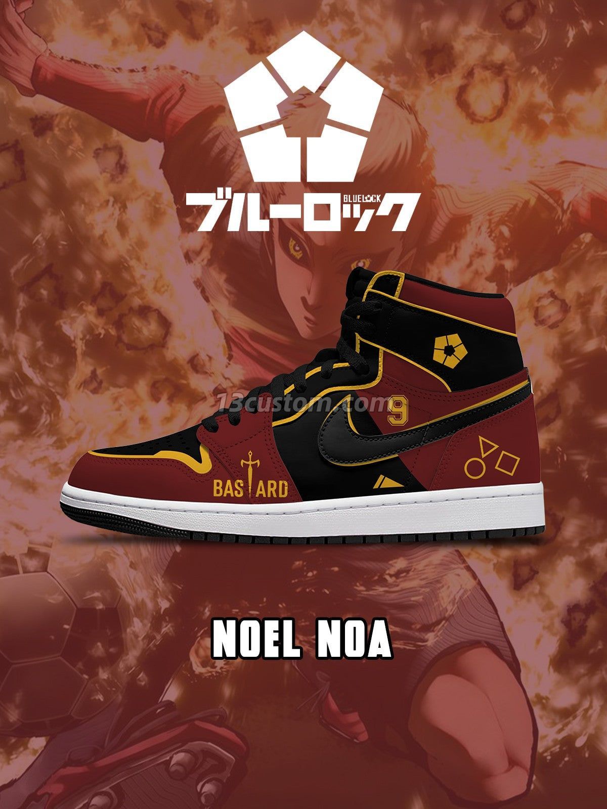 Noel Noa V.2 Custom High-Top Sneakers
