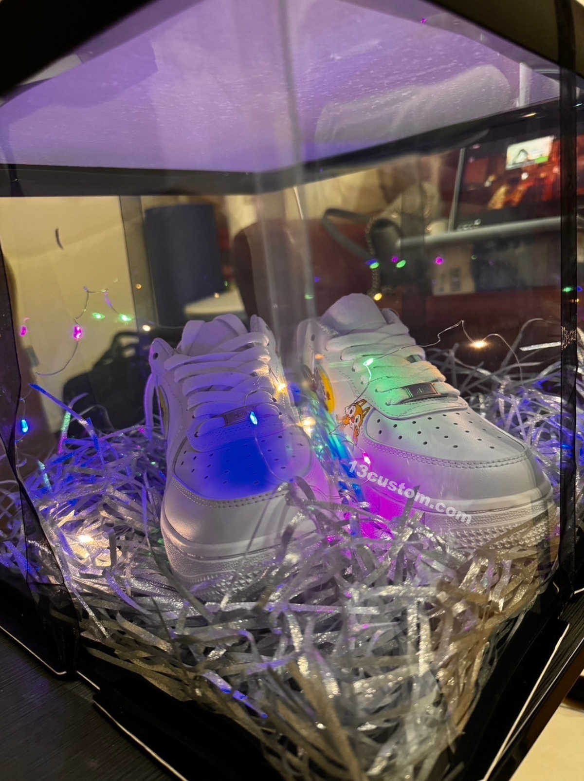 Ready-to-Gift Shoe Packaging Box (Includes LED String Lights & Card)