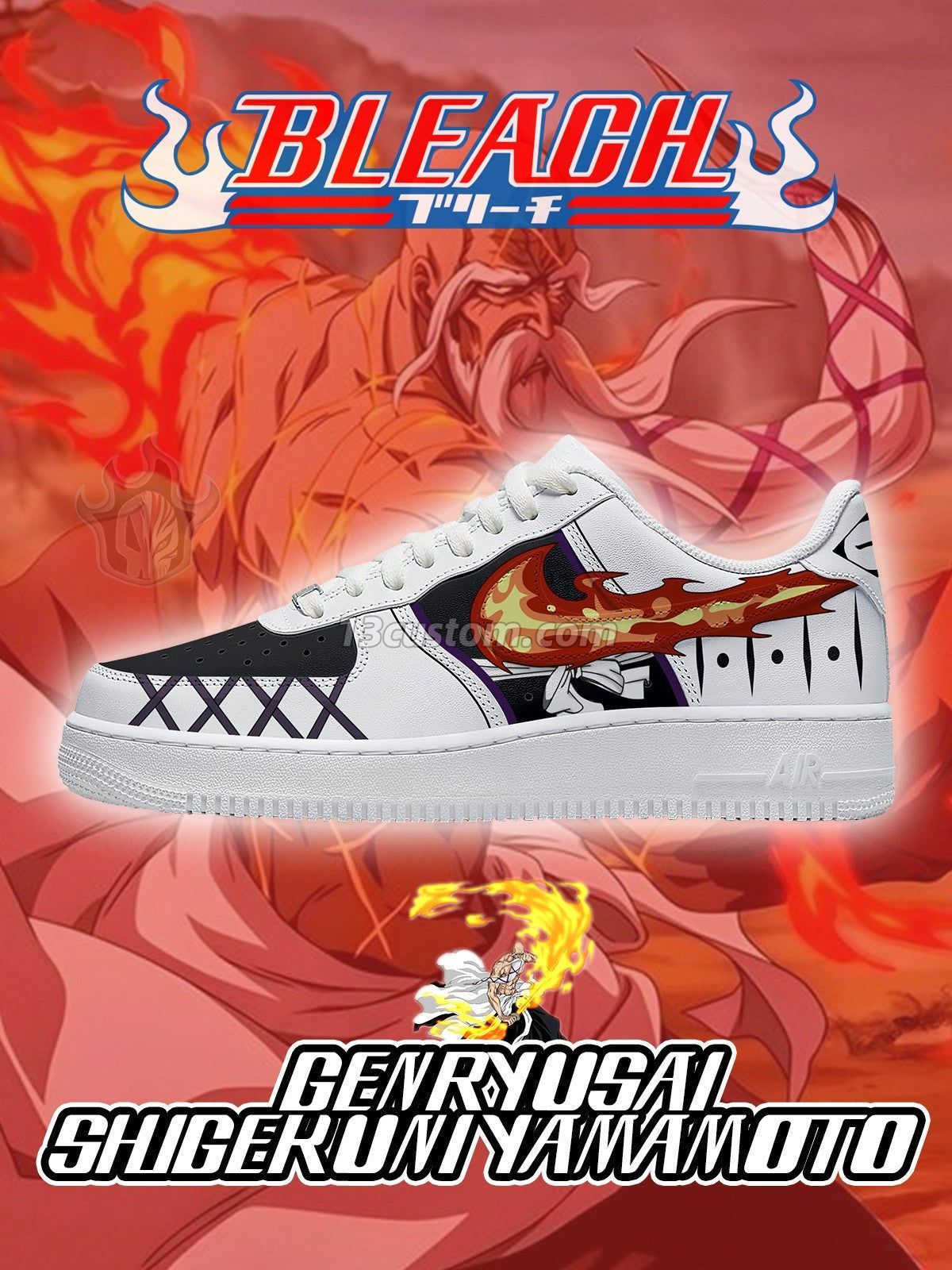 AF1 Genryusai Shigekuni Yamamoto客製化運動鞋-V2款