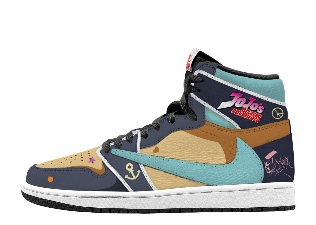 Josuke Higashikata V.1 Custom TS High Sneakers - 13custom