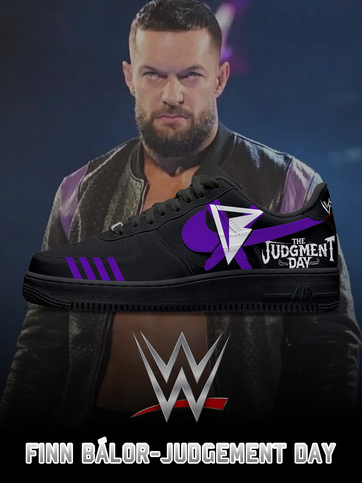 Finn Bálor-Judgement Day V.1 Custom Sneakers