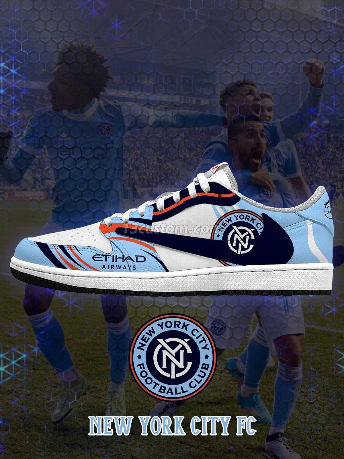 New York City V.1 Custom TS Low Sneakers