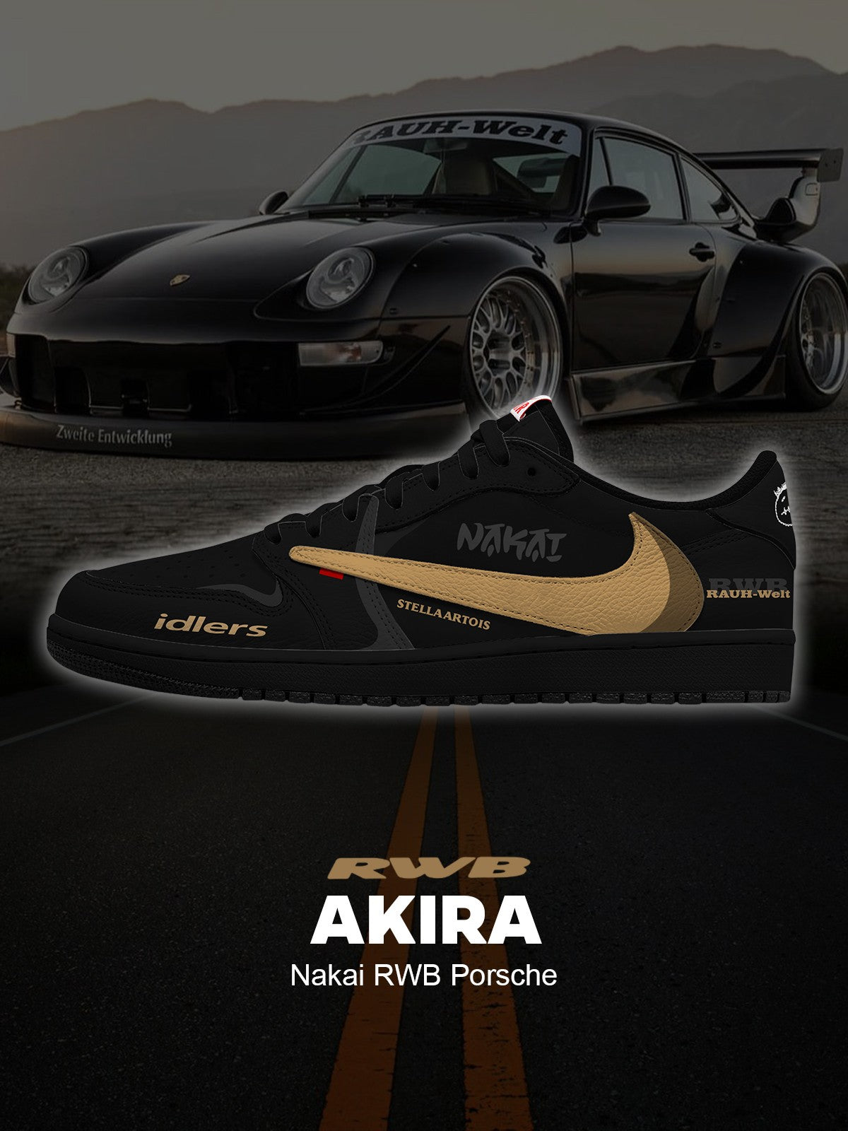 Nakai RWB V.1 Custom TS Low Sneakers - 13custom