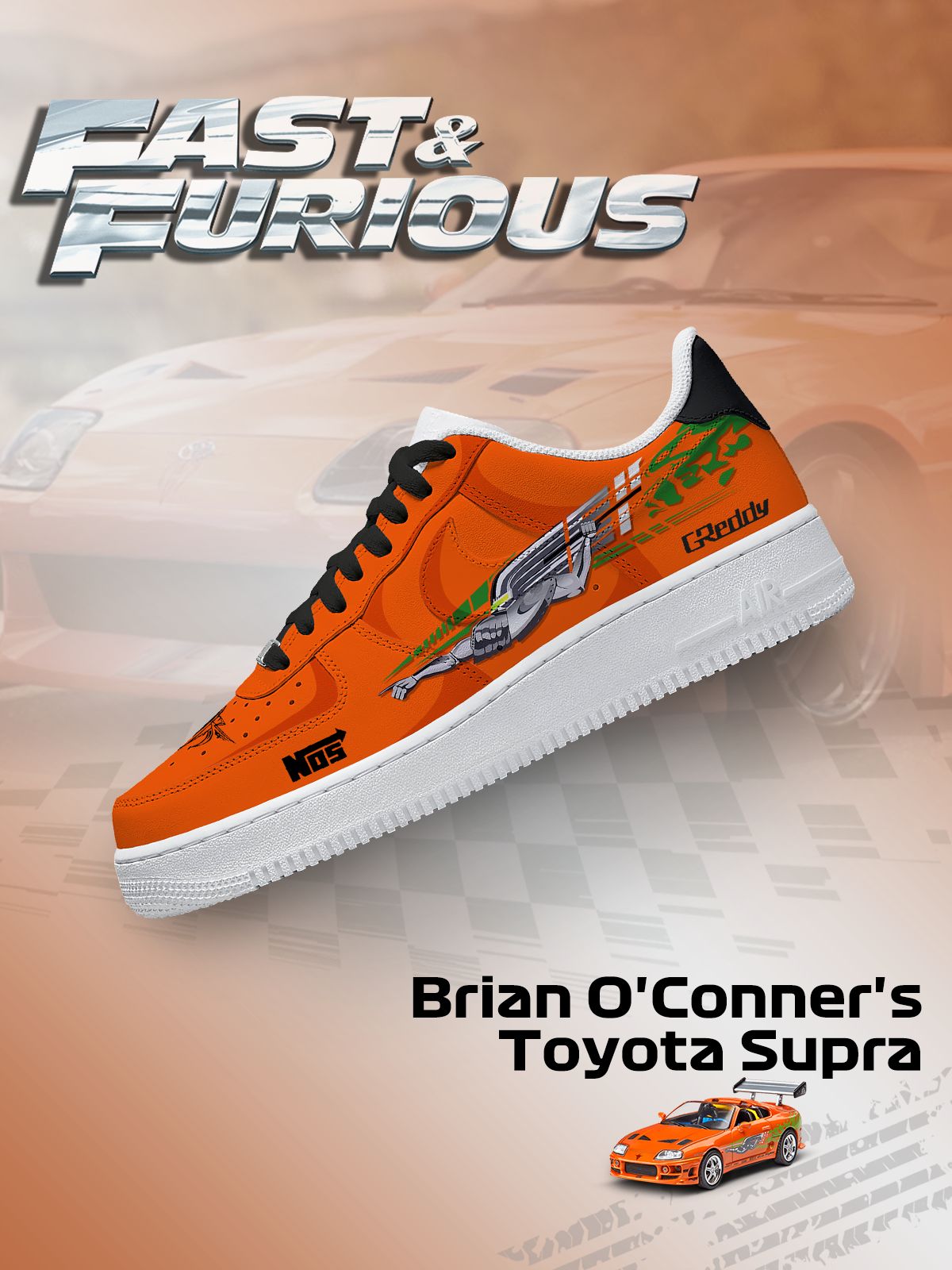 Brian O'Conner's Supra Custom Sneakers