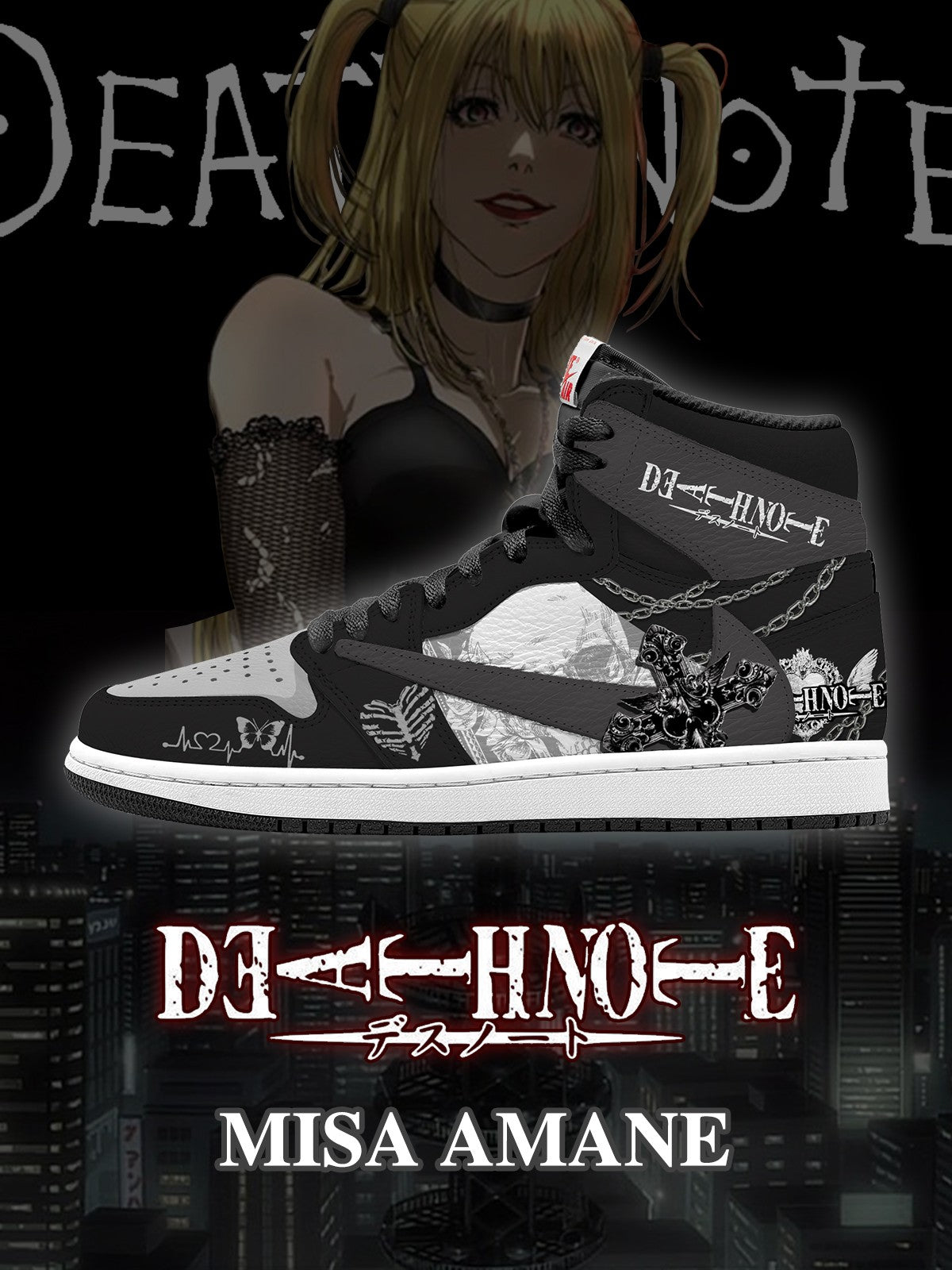 Misa Amane V.1 Custom TS High Sneakers