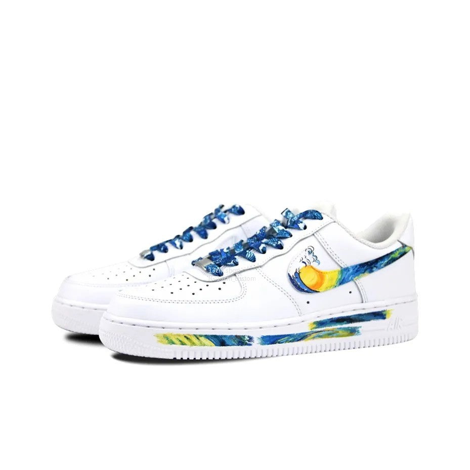 0131-Serie de olas marinas Kanagawa Surfing Van Gogh