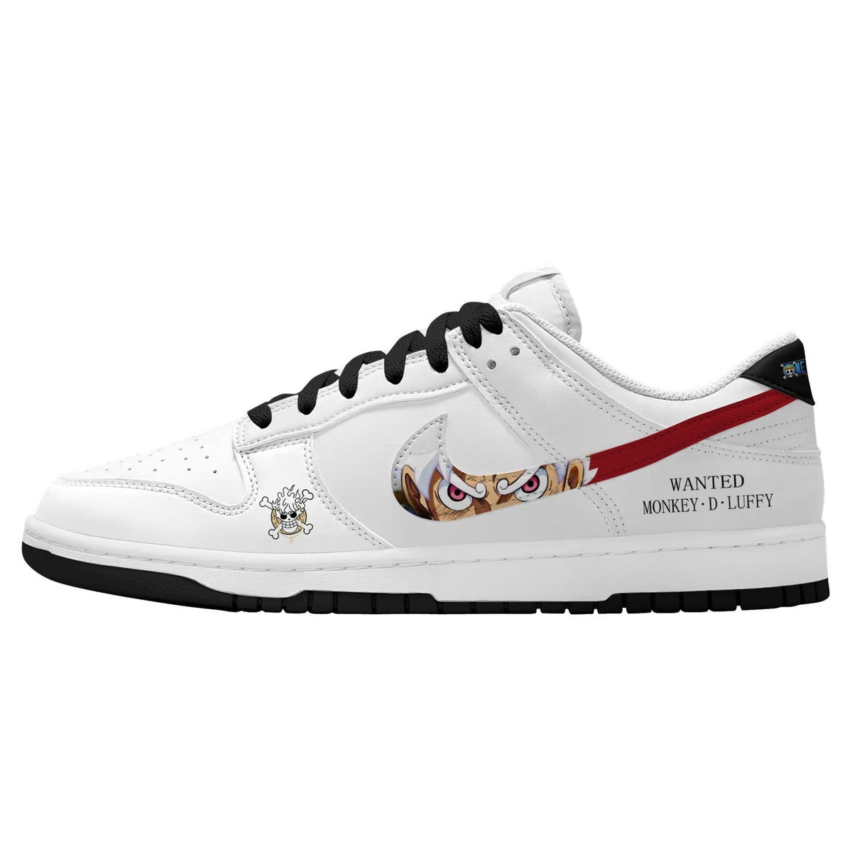 Luffy and Zoro V.1 Custom Court-Low Sneakers - 13custom