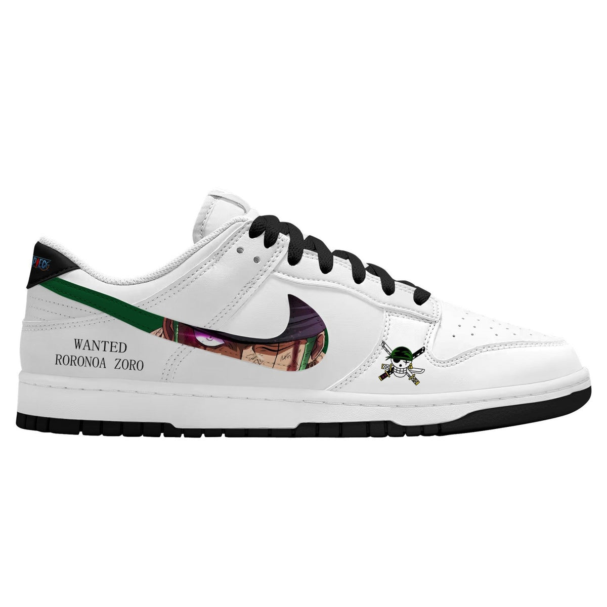 Luffy and Zoro V.1 Custom Court-Low Sneakers - 13custom