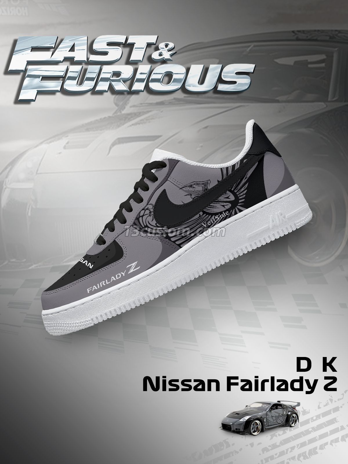 AF1 玩命關頭-L 客製化運動鞋