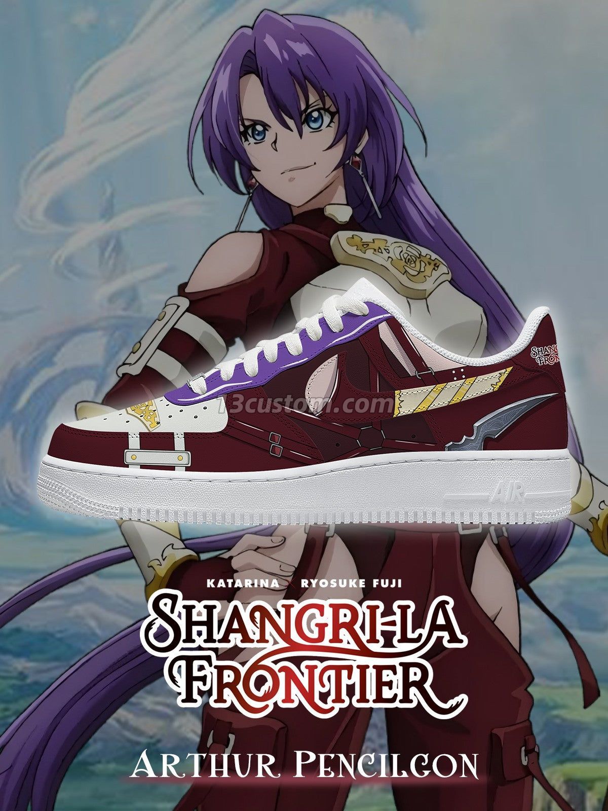 AF1 Arthur Pencilgon客製化運動鞋-V1款