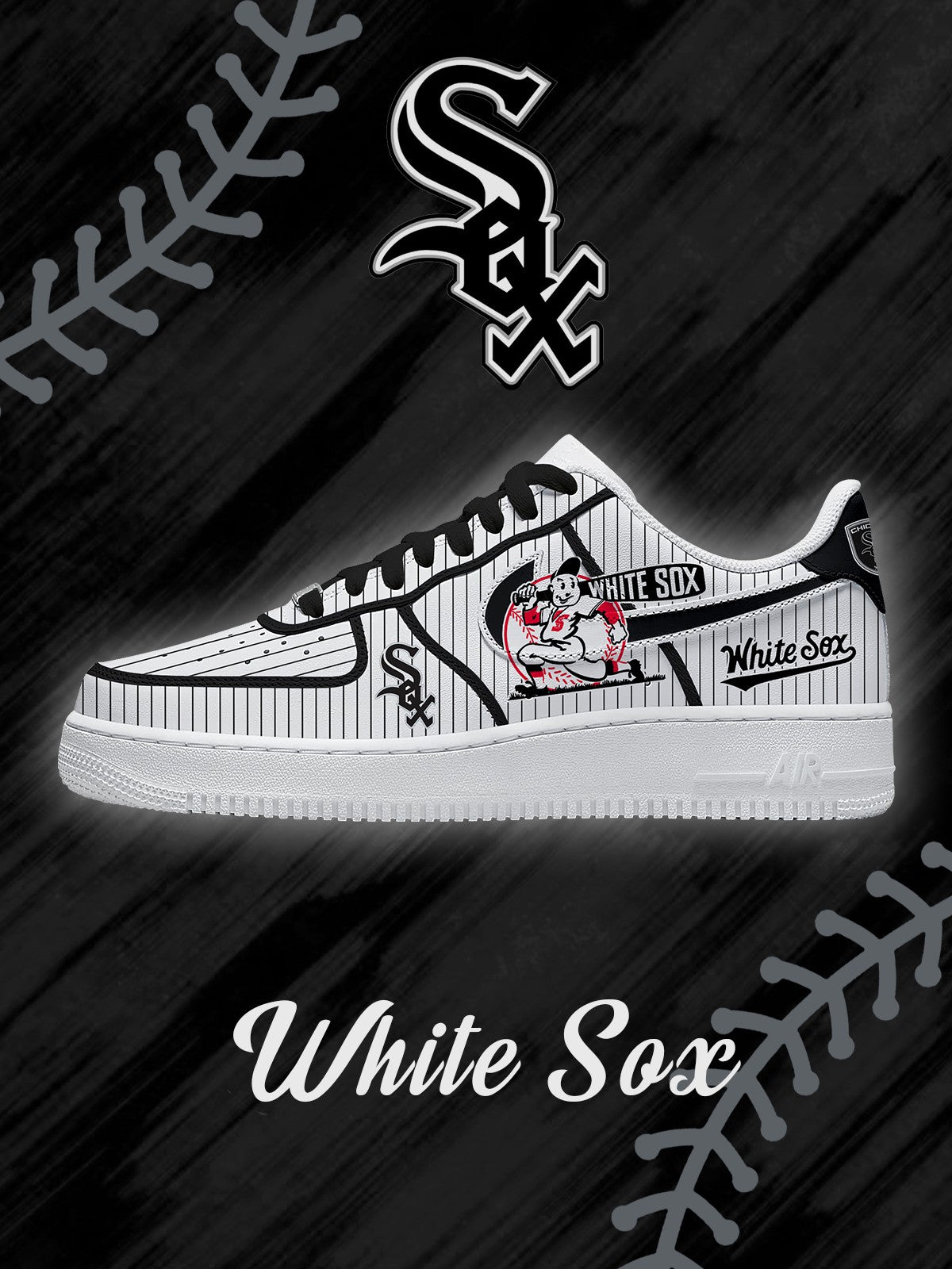Chicago Baseball V.2 Custom Sneakers