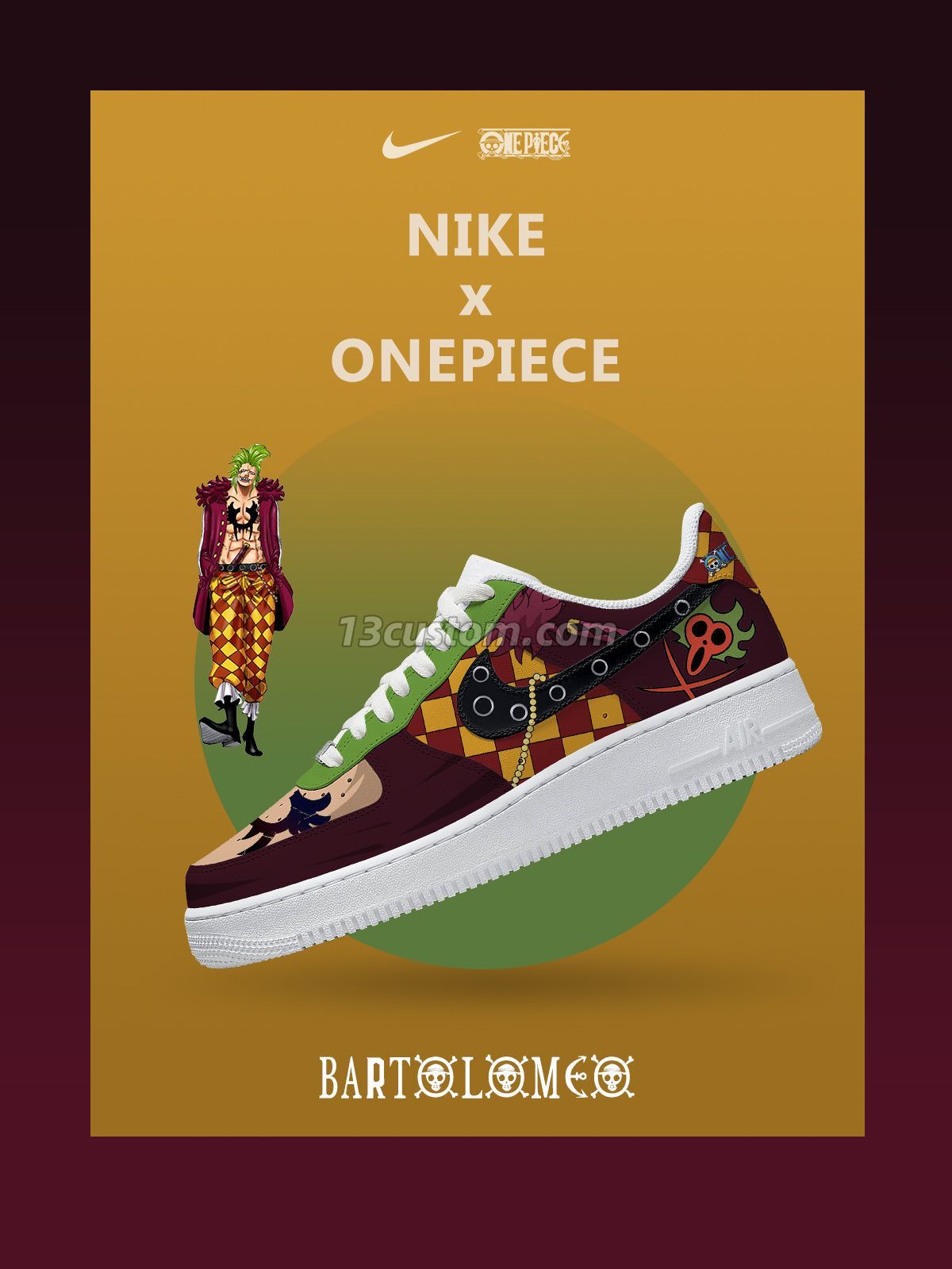 AF1 航海王-L V1 客製化運動鞋 主圖