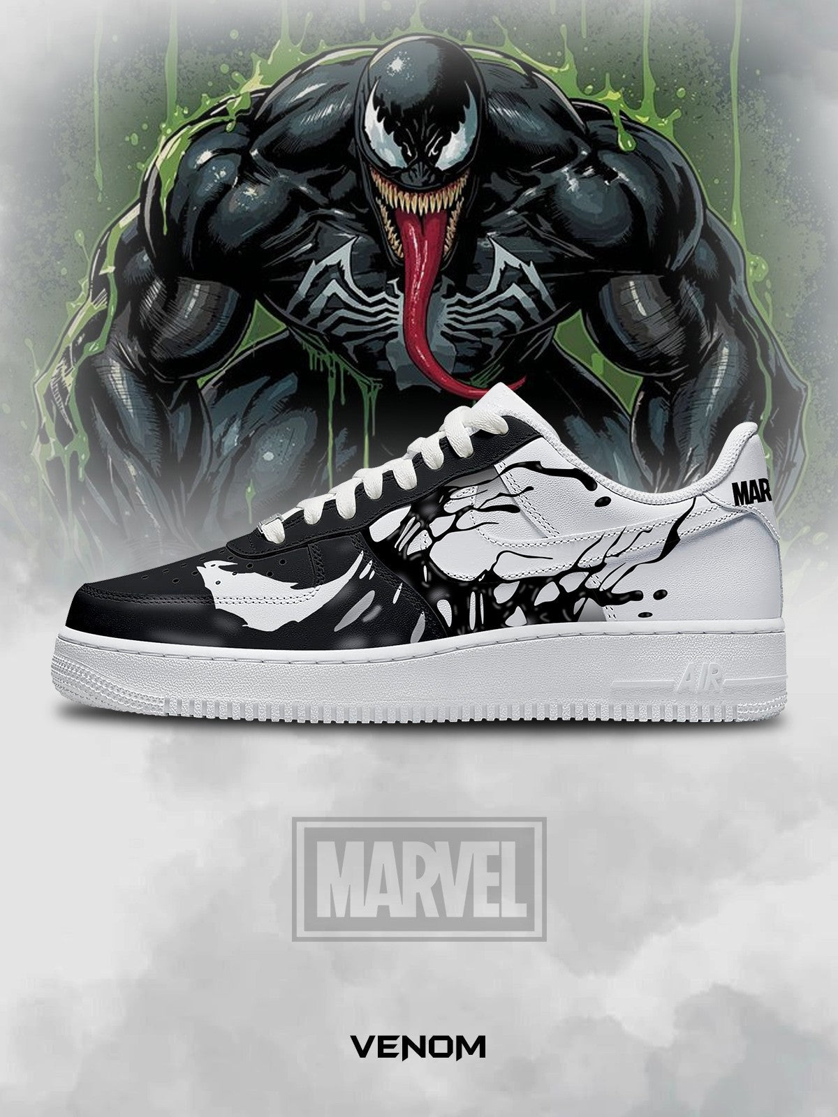 Venom V.2 Custom Air-Style Sneakers