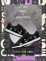 Luffy Gear 5 Nika V.3 Custom Court-Low Sneakers - 13custom