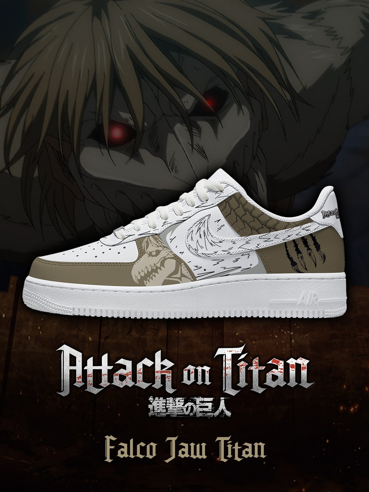 Falco Jaw Titan V.2 Custom Sneakers - 13custom