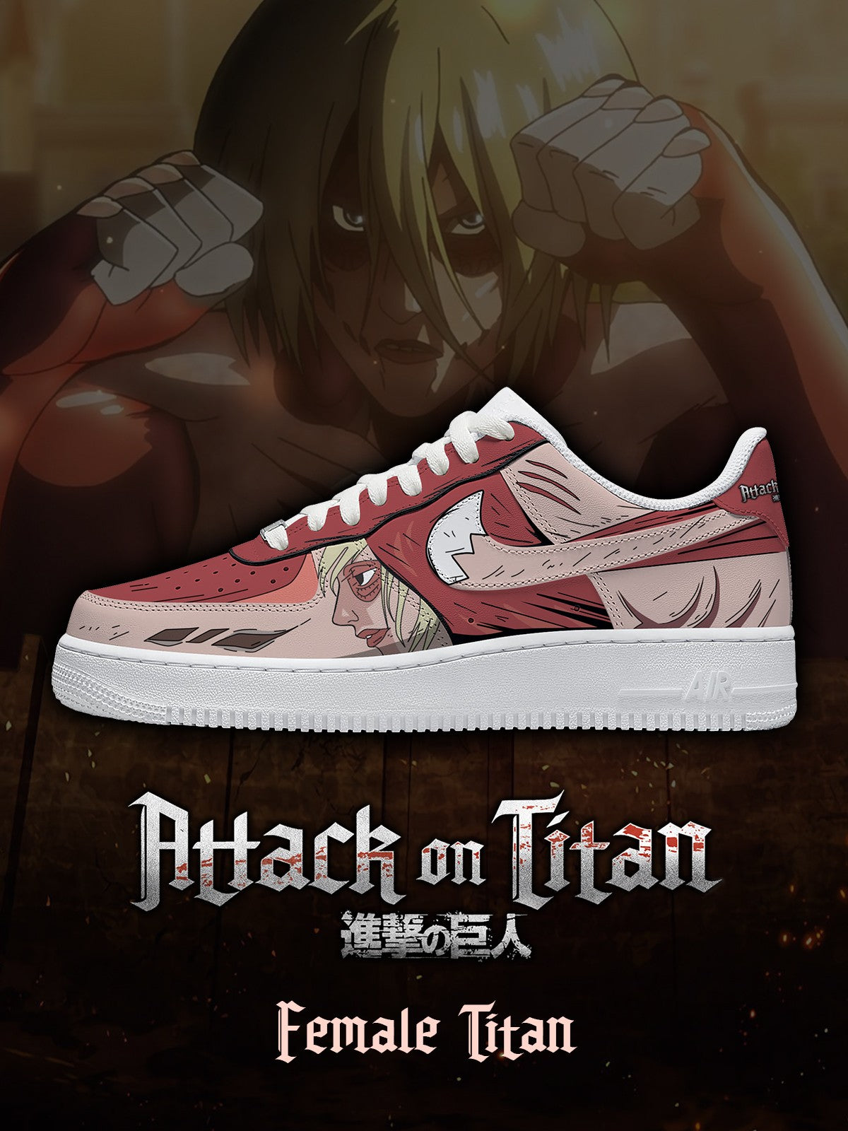 Female Titan V.2 Custom Sneakers - 13custom