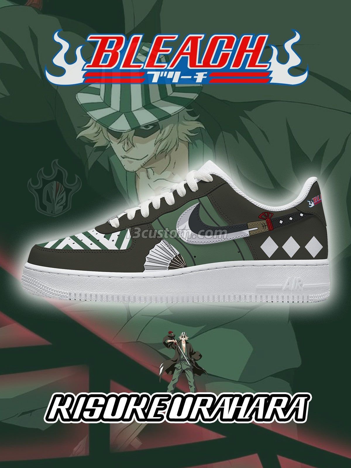 AF1 Kisuke Urahara客製化運動鞋-V2款