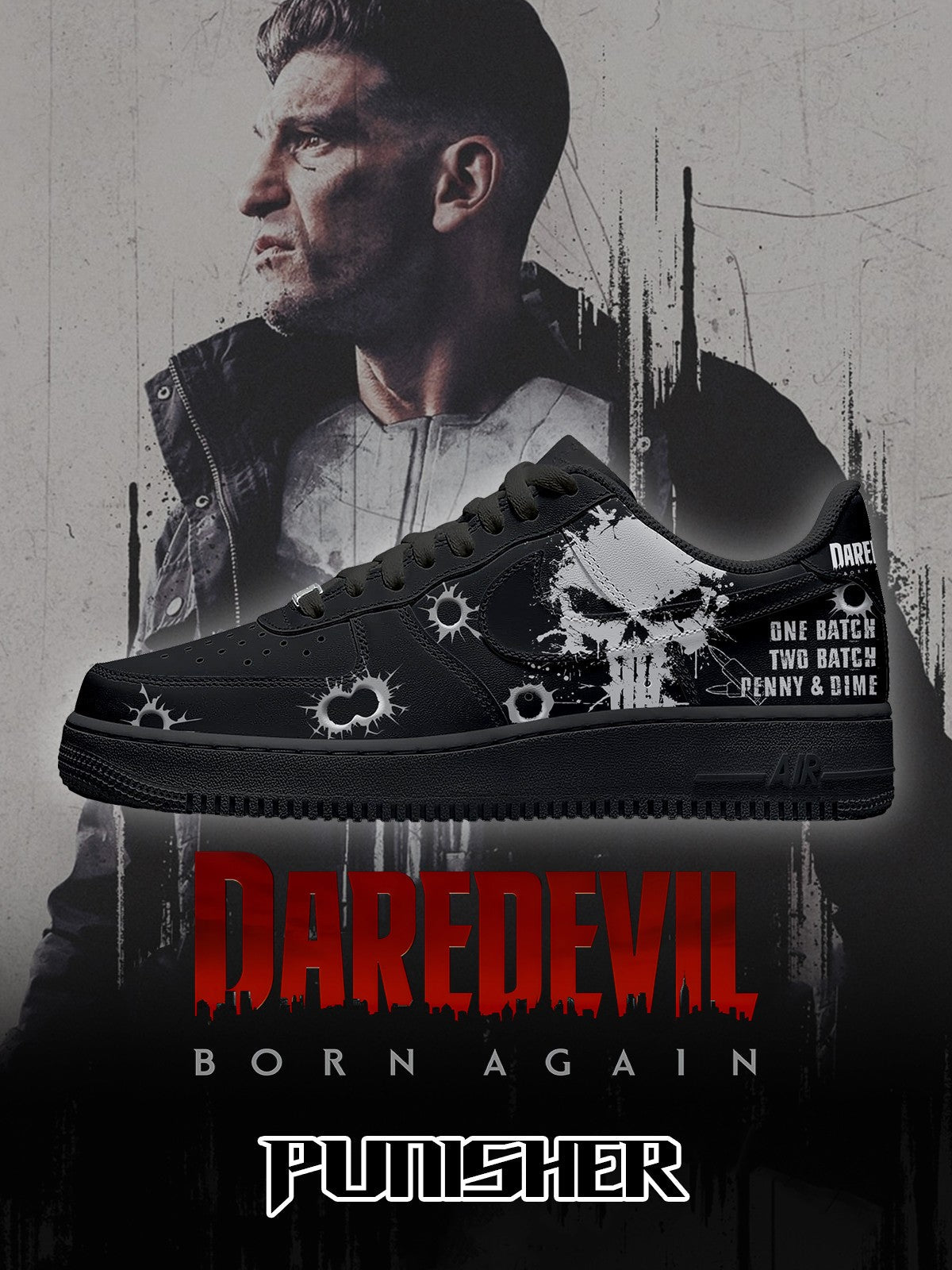 Punisher V.1 Custom Sneakers - 13custom