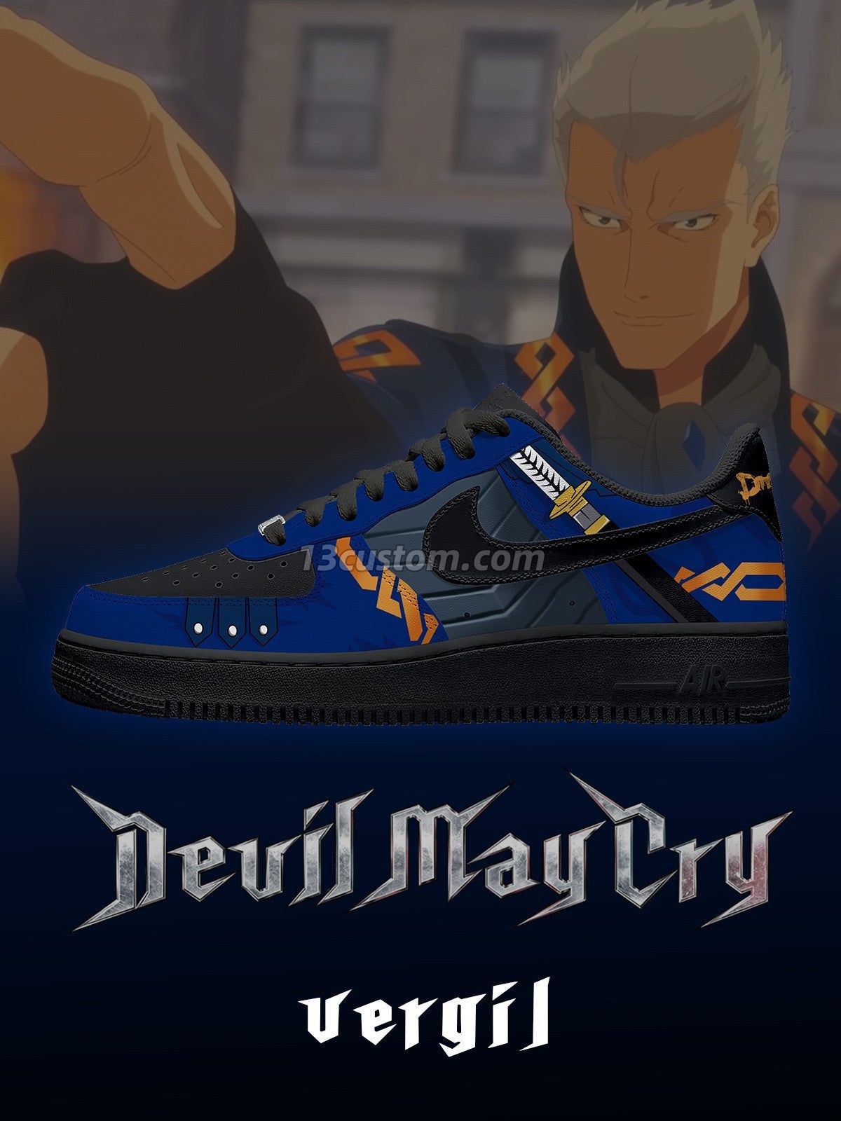 AF1 Vergil客製化運動鞋-V1款