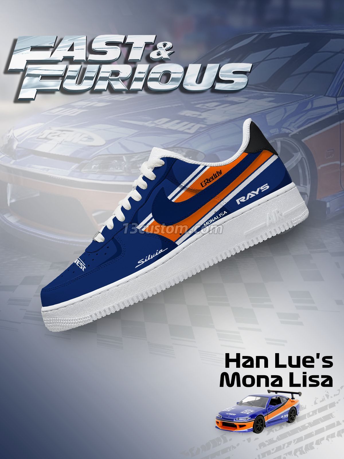 AF1 玩命關頭-L 客製化運動鞋 Image principale du produit