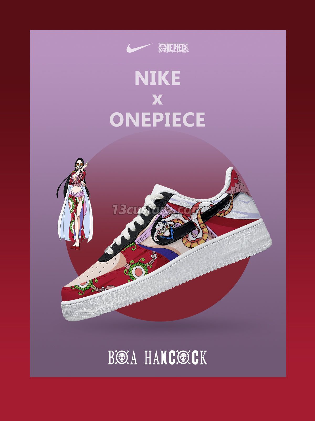 Boa Hancock V.1 Custom Sneakers