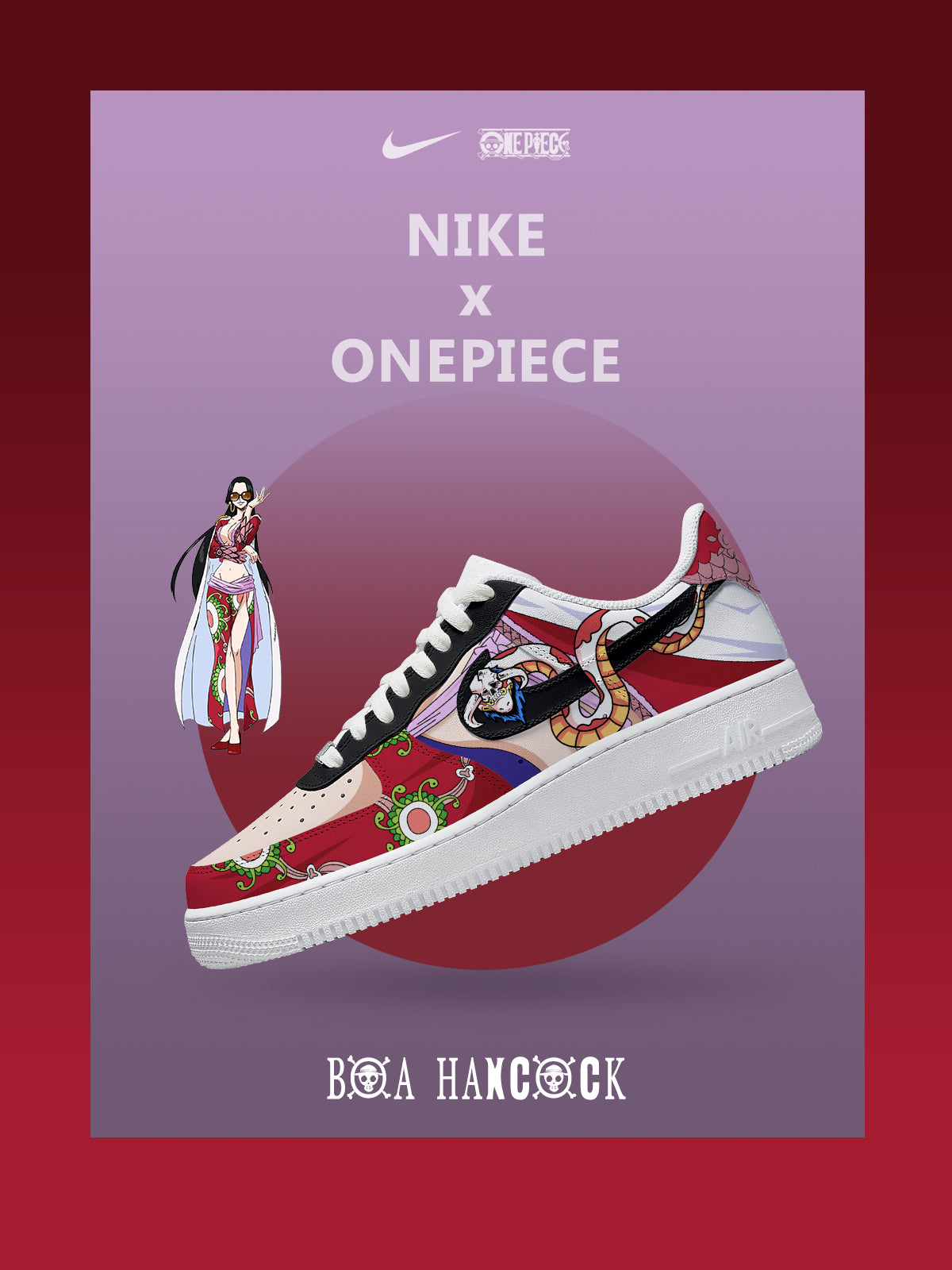 Boa Hancock V.1 Custom Sneakers