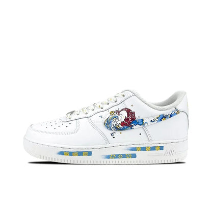 0133-Serie de olas de carpa koi saltando la puerta del dragón