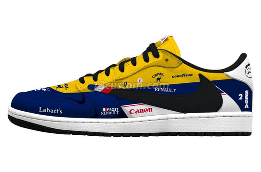 W Renault FW15C F.1 V.1 Custom TS Low Sneakers