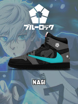 Seishiro Nagi V.1 Custom TS High Sneakers - 13custom