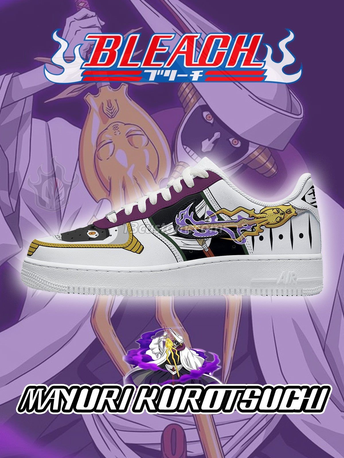 AF1 Mayuri Kurotsuchi客製化運動鞋-V2款