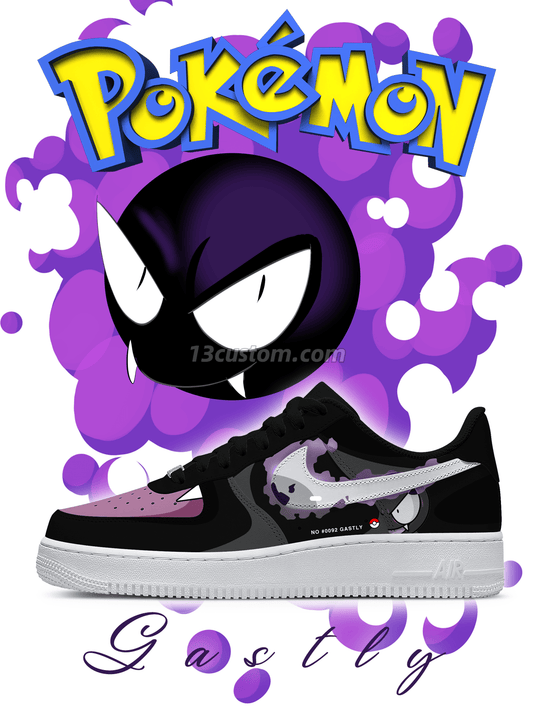 No.0092 Gastly Custom Sneakers