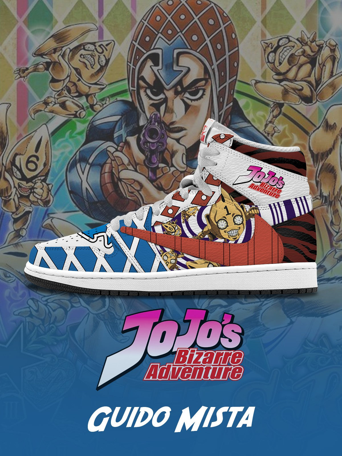 Guido Mista V.2 Custom TS High Sneakers - 13custom