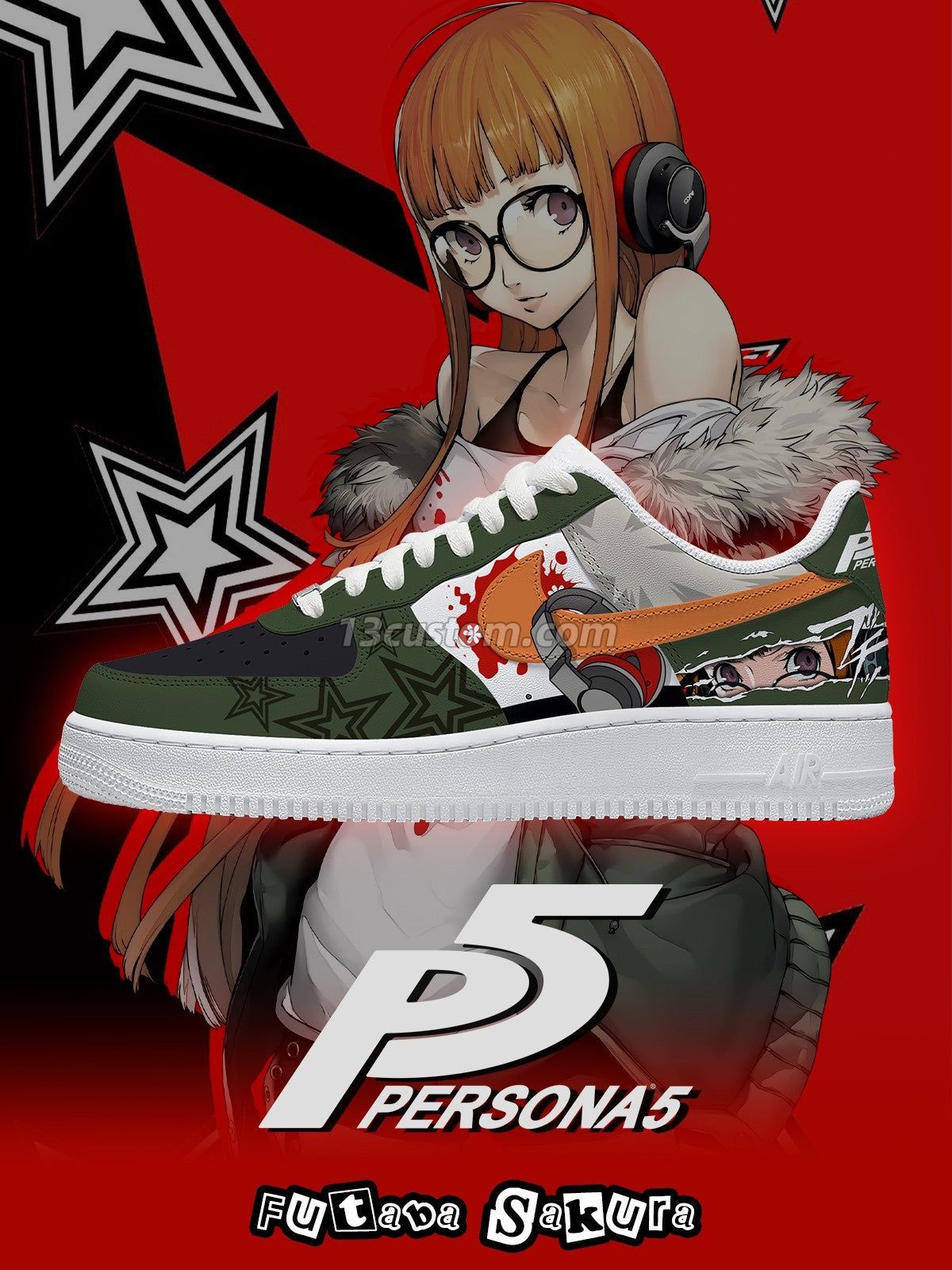 Futaba Sakura V.1 Custom Sneakers