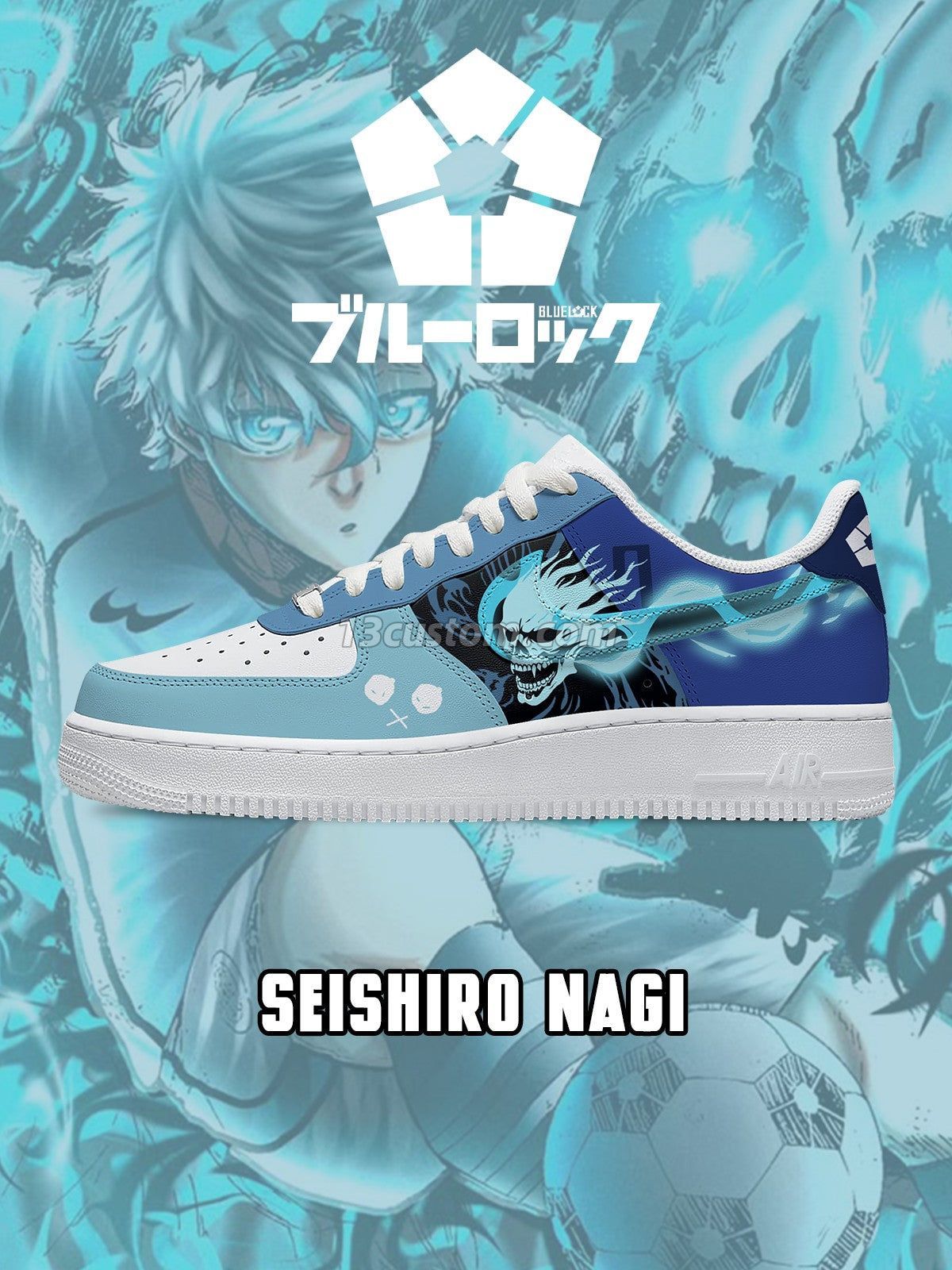 AF1 Seishiro Nagi客製化運動鞋-V6款
