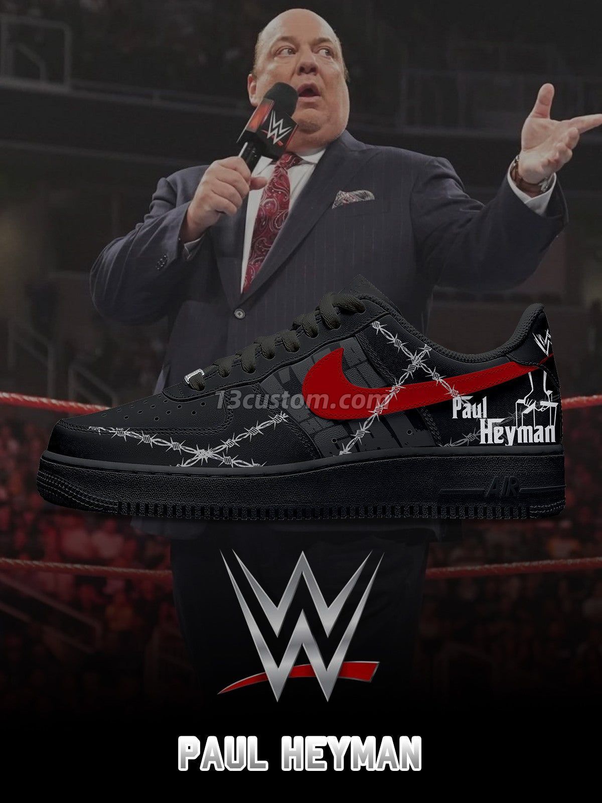 AF1 Paul Heyman客製化運動鞋-V1款