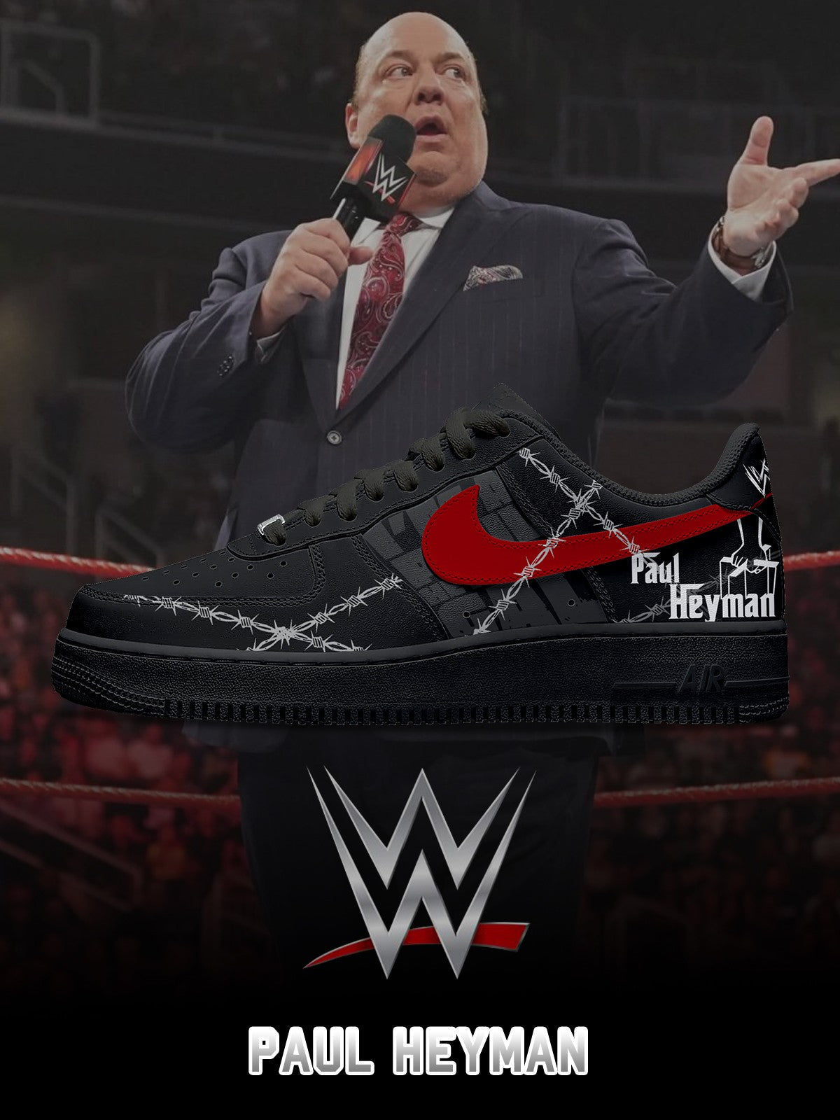 Paul Heyman V.1 Custom Sneakers